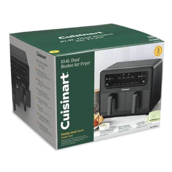 Cuisinart XXL Dual Zone 10.4L Air Fryer PFAS Free