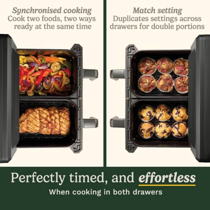 Cuisinart XXL Dual Zone 10.4L Air Fryer PFAS Free