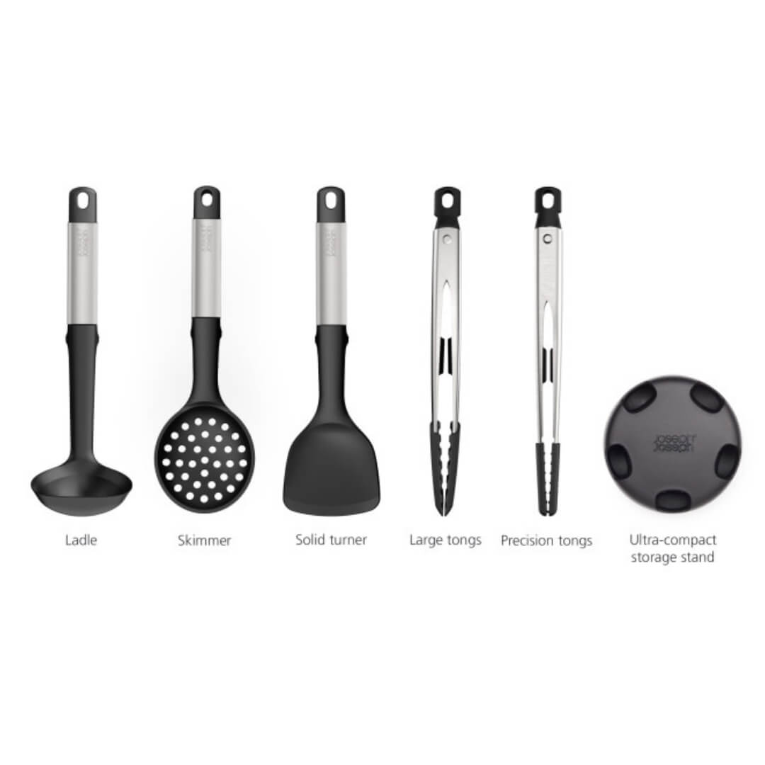Joseph Joseph Fusion Silicone Set with Stand 5pce