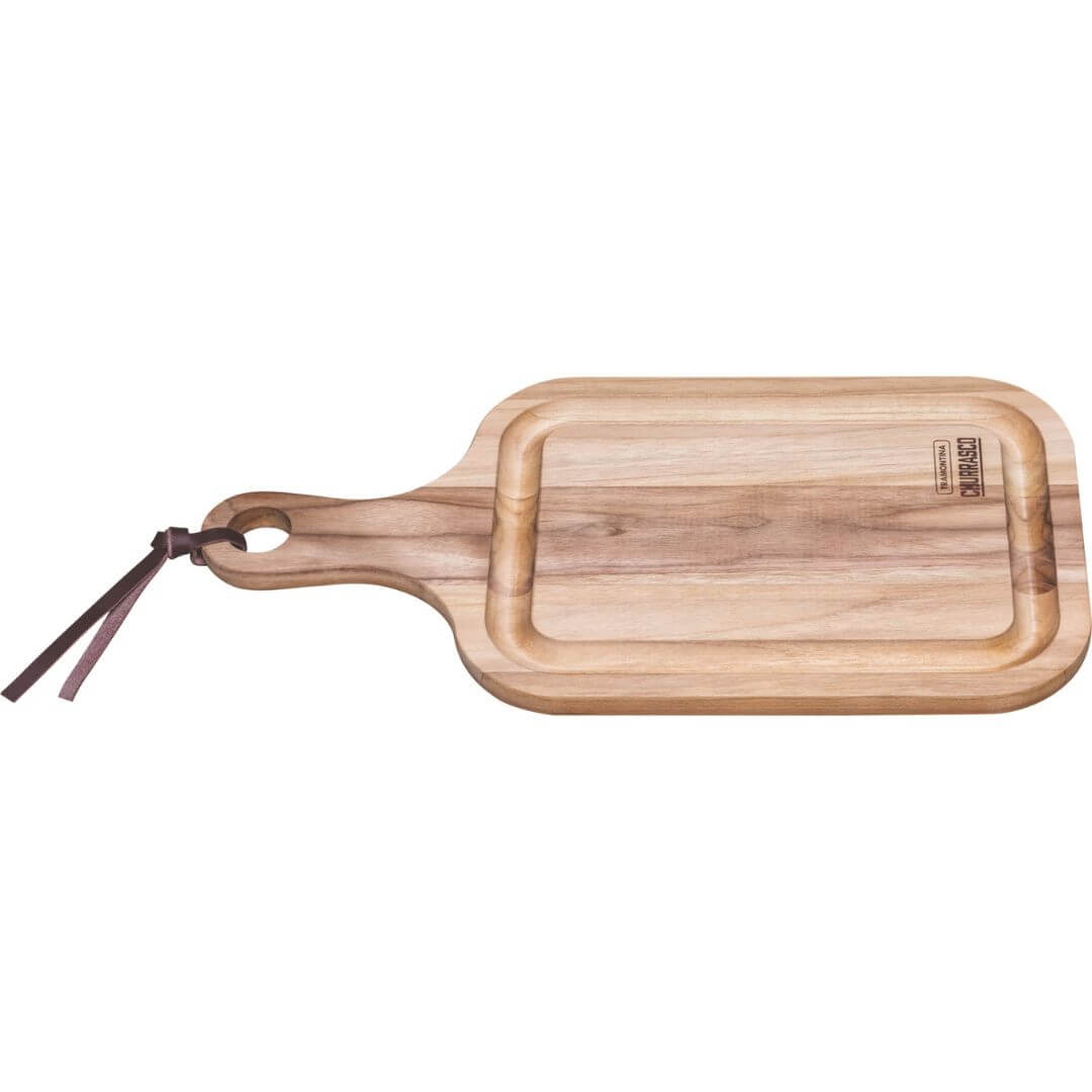 Tramontina Teak Wood Cutting Board with Handle