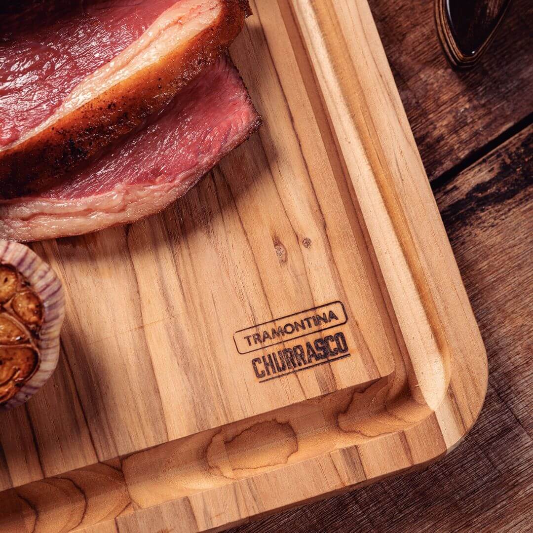 Tramontina Teak Cutting Board with Groove