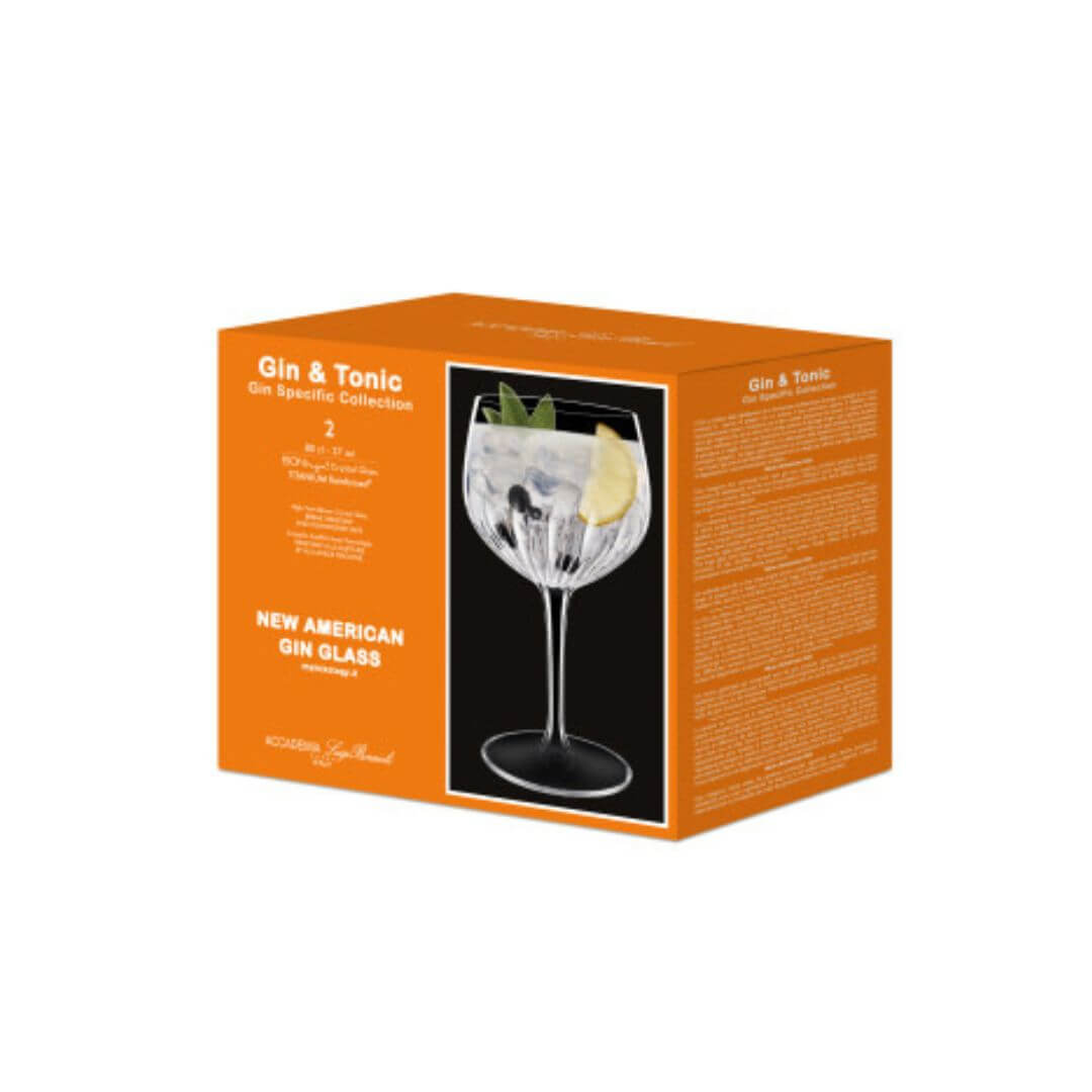 Luigi Bormioli New American 800ml Gin Glasses Set of 2