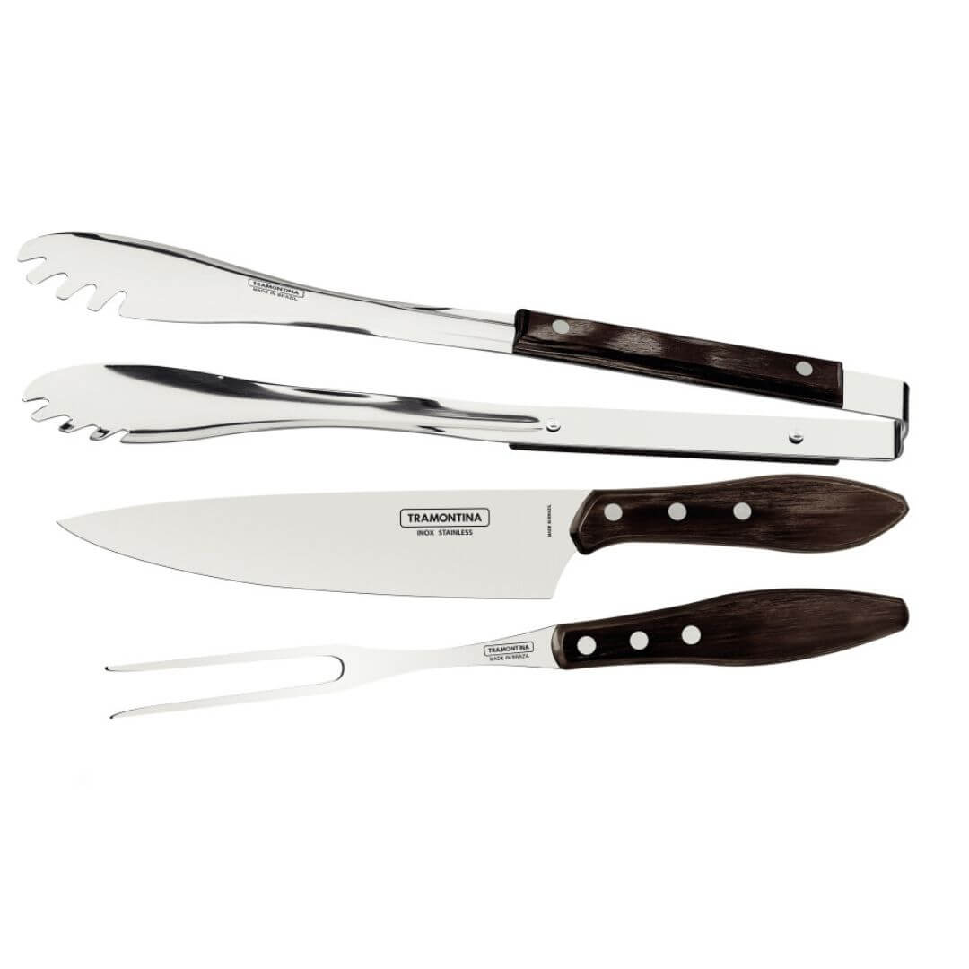 Tramontina Churrasco Polywood BBQ Set 3pce