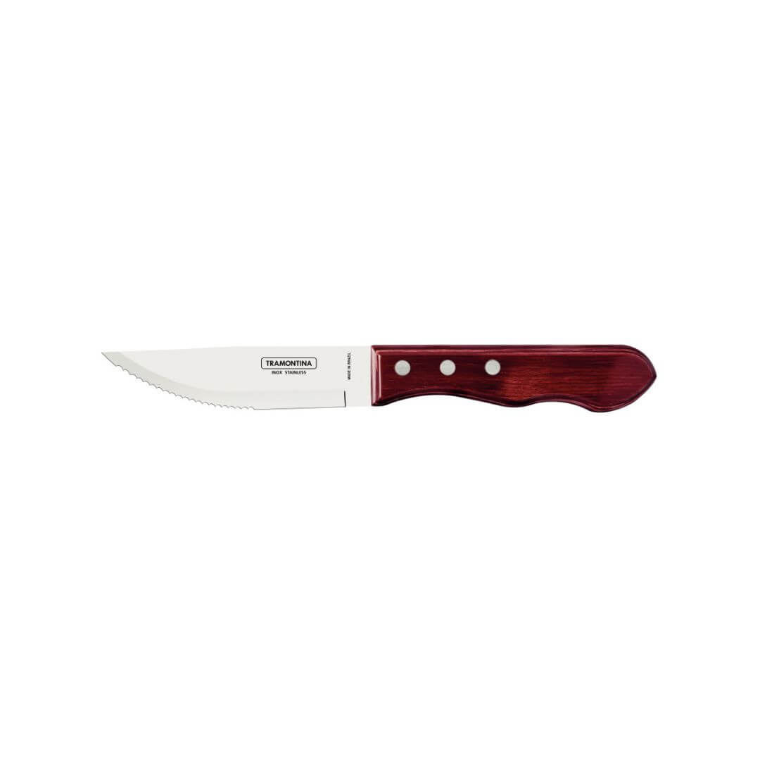 Tramontina Churrasco Red Steak Knives Set 4pce