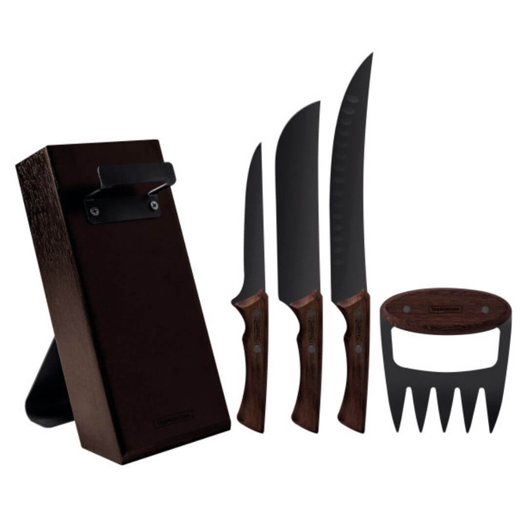 Tramontina Churrasco Black BBQ Set 5pce