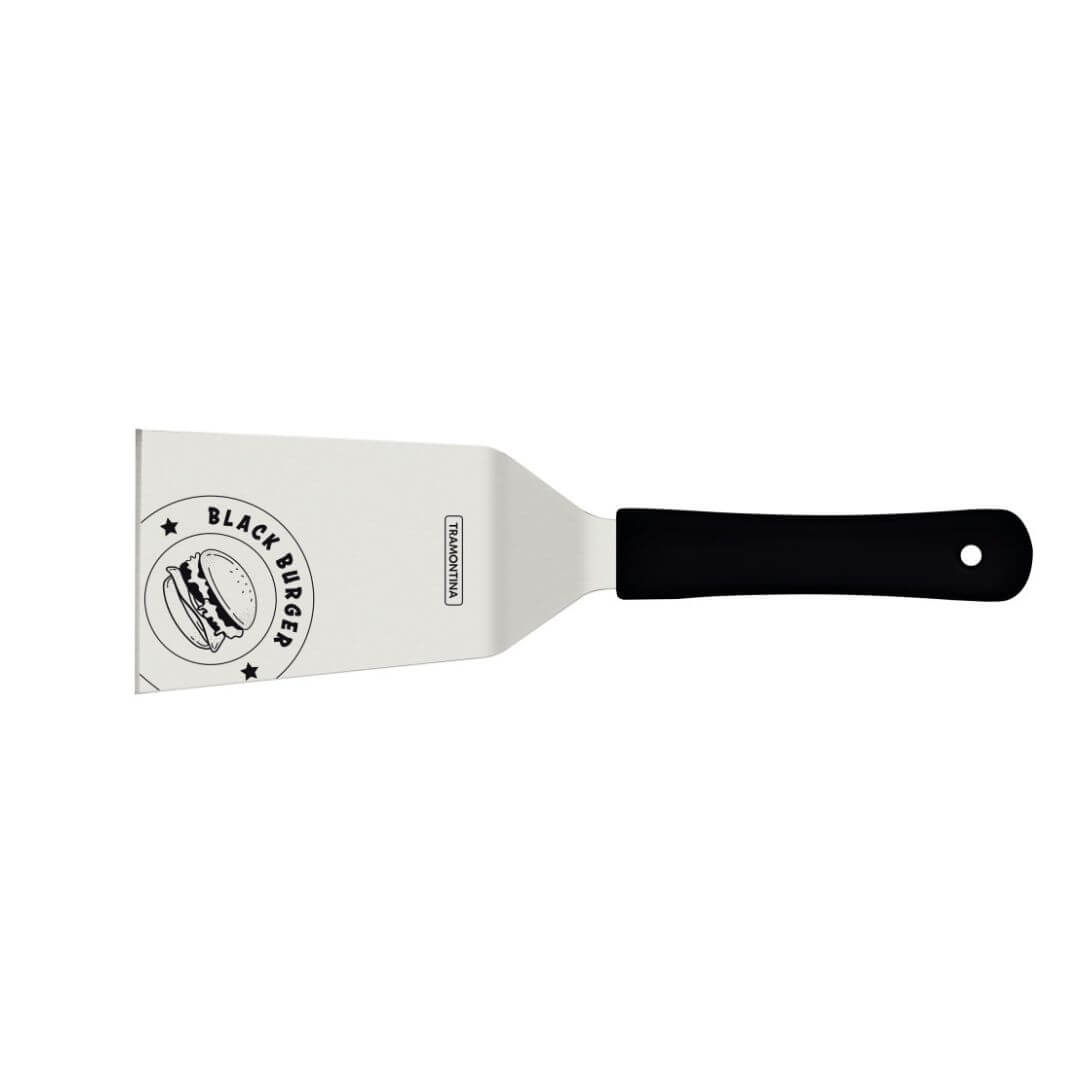 Tramontina Churrasco BBQ Black Cranked Burger Spatula