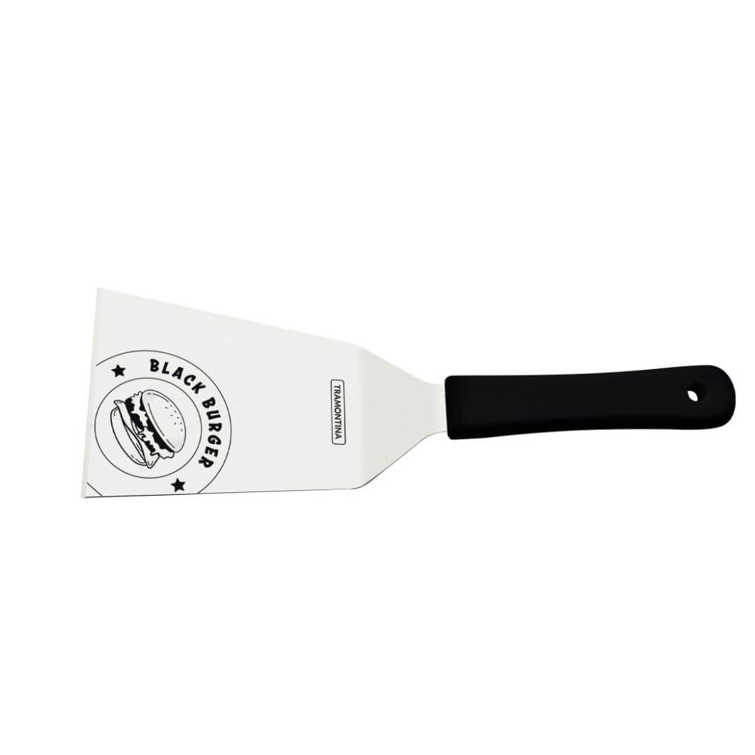 Tramontina Churrasco BBQ Black Cranked Burger Spatula