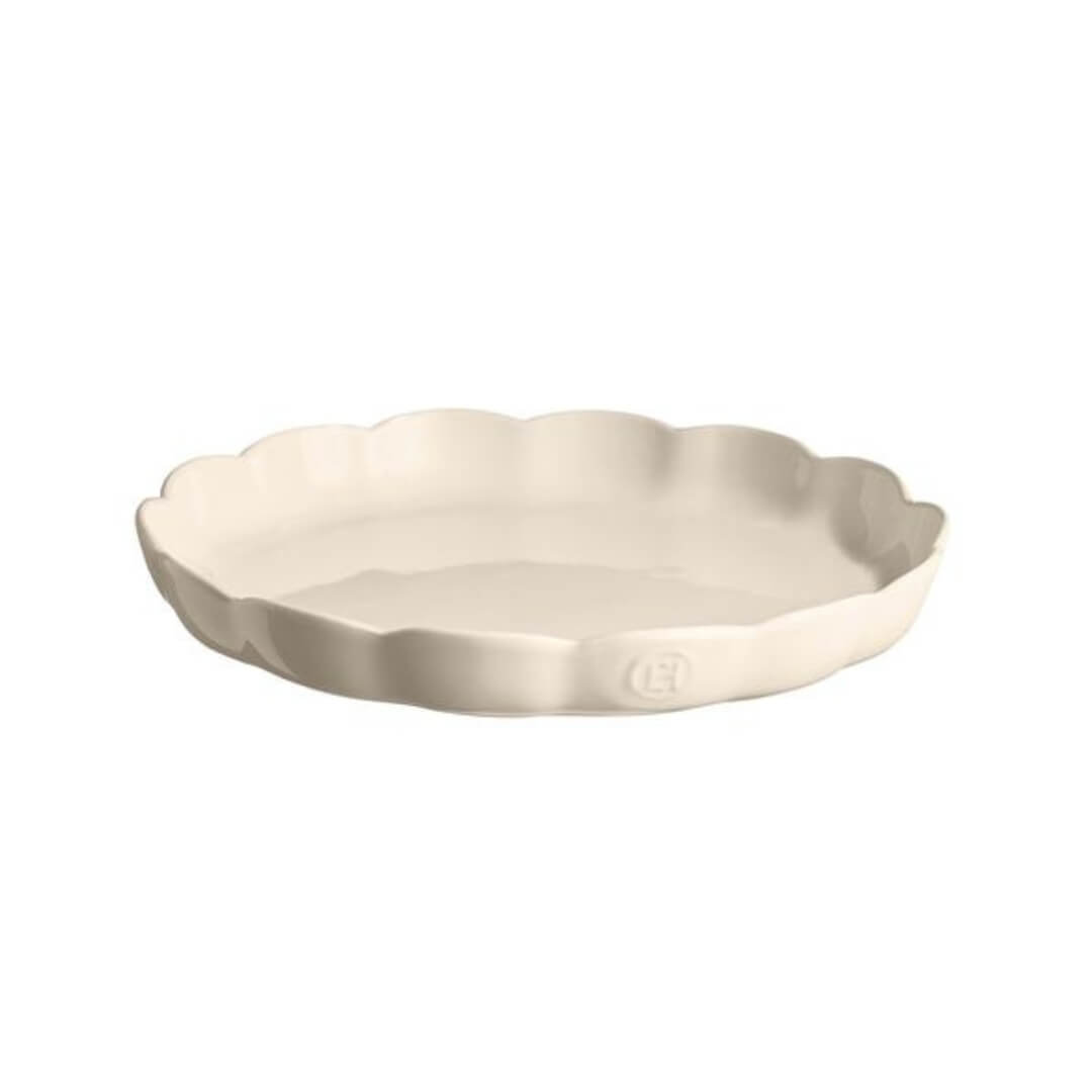 Emile Henry Madeleine Round Tart Dish Clay