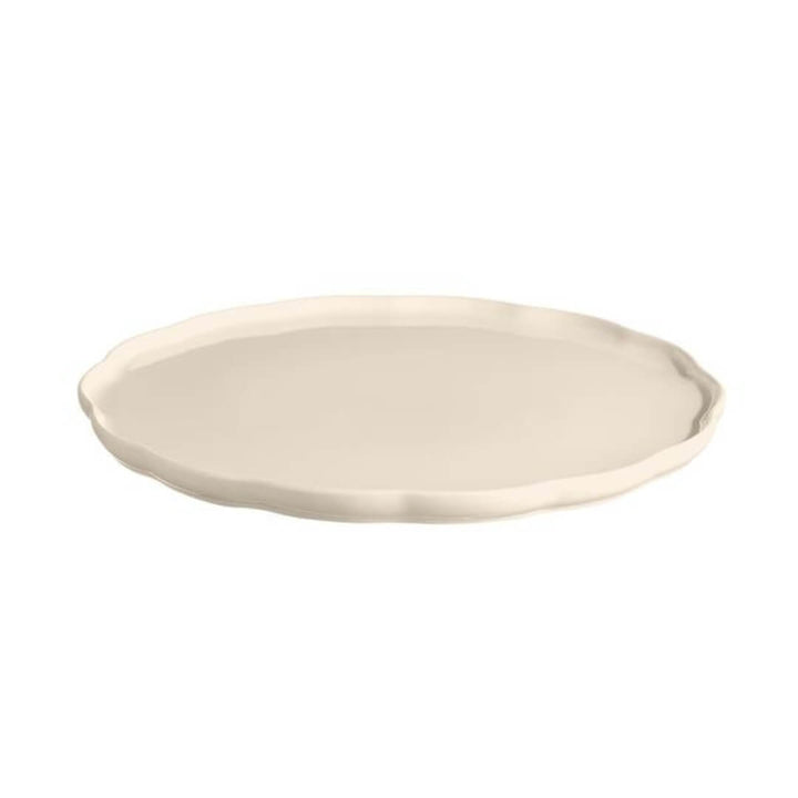 Emile Henry Madeleine Round Platter Clay
