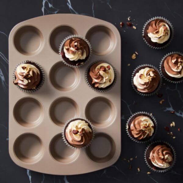 Ceramabake Non-Stick Muffin Pan 12cup