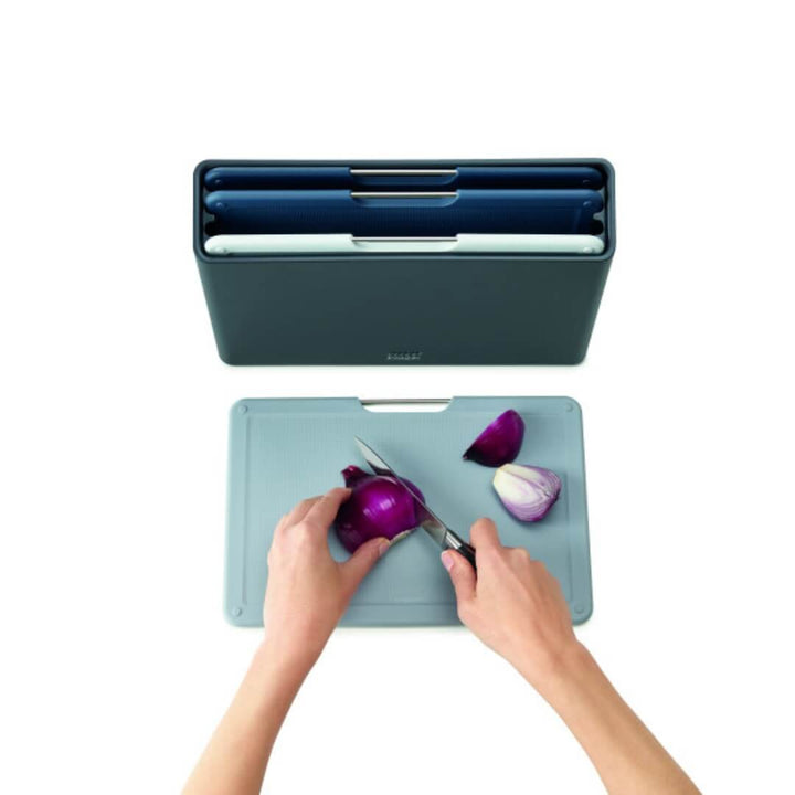 Joseph Joseph Folio Graphite Chopping Board Set 4pce