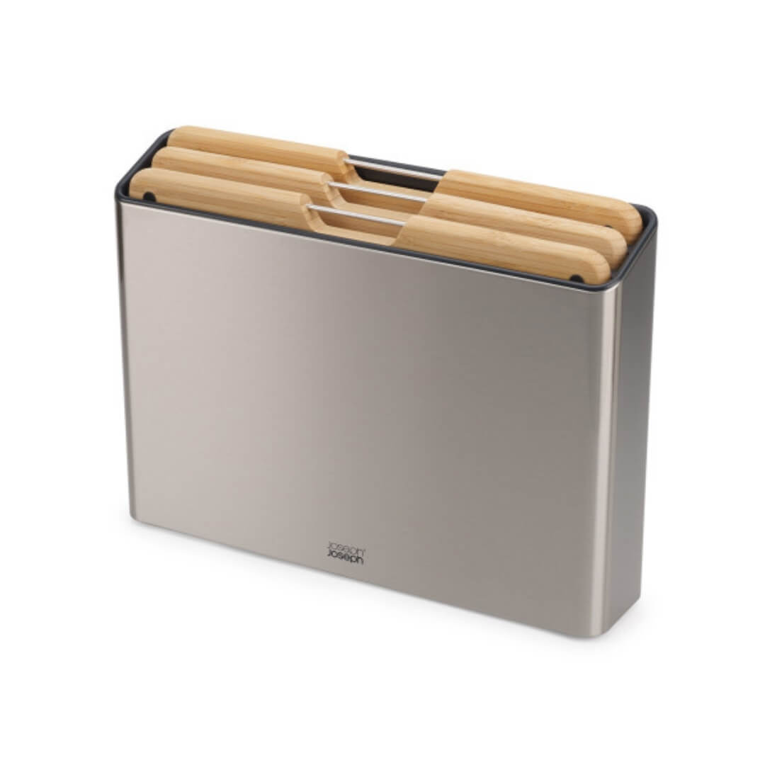 Joseph Joseph Folio Steel Bamboo Board Set 3pce