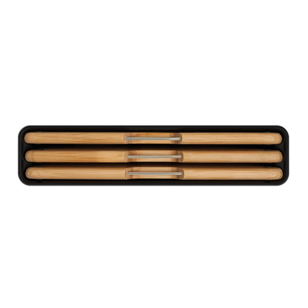 Joseph Joseph Folio Steel Bamboo Board Set 3pce