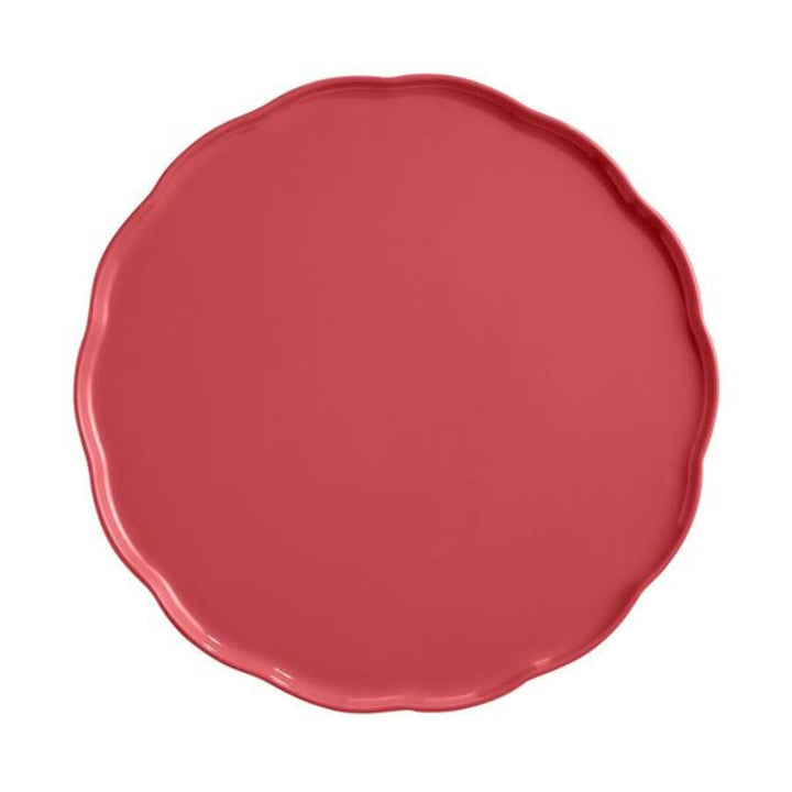 Emile Henry Madeleine Round Platter Candy Rose