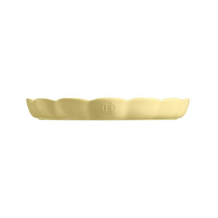 Emile Henry Madeleine Round Tart Dish Vanilla