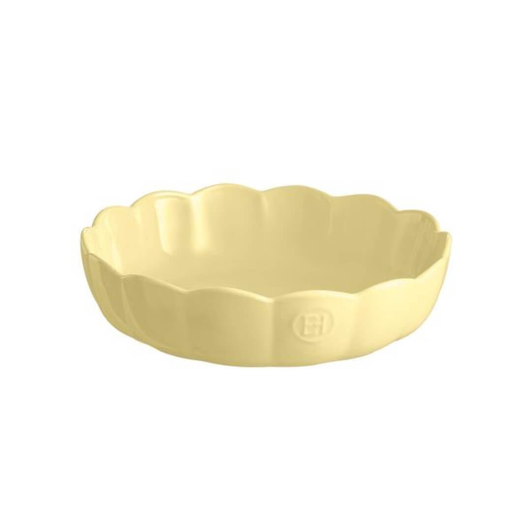 Emile Henry Madeleine Round Dish Vanilla
