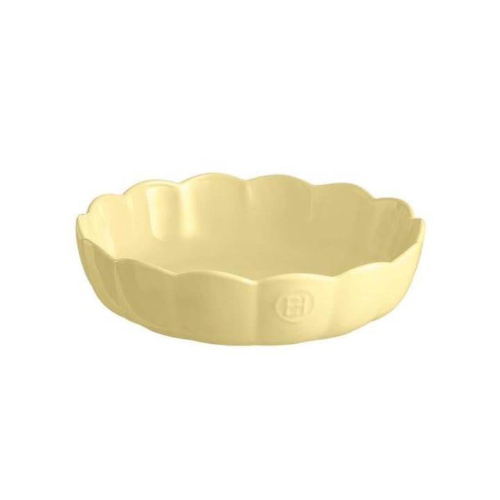 Emile Henry Madeleine Round Dish Vanilla
