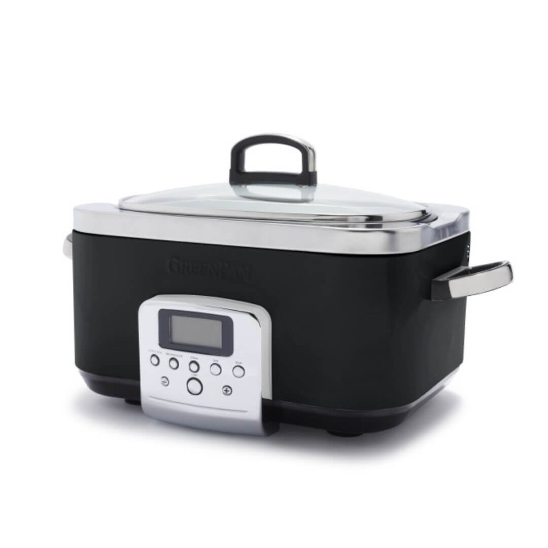 Greenpan 6L Slow Cooker Black