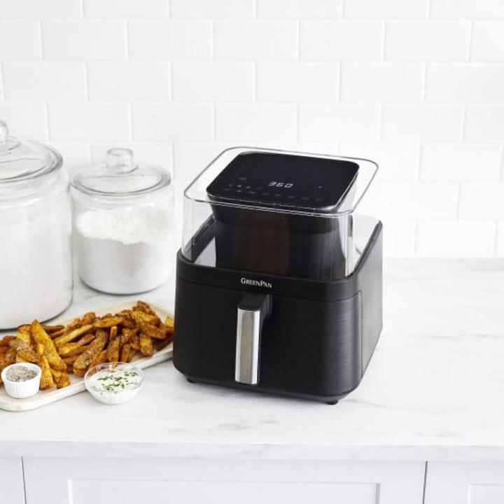 GreenPan Bistro Airfryer with See-Thru Lid 6.6L