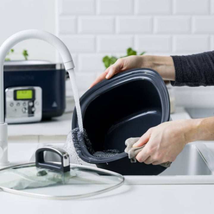 GreenPan Bistro Slow Cooker 6L Oxford Blue