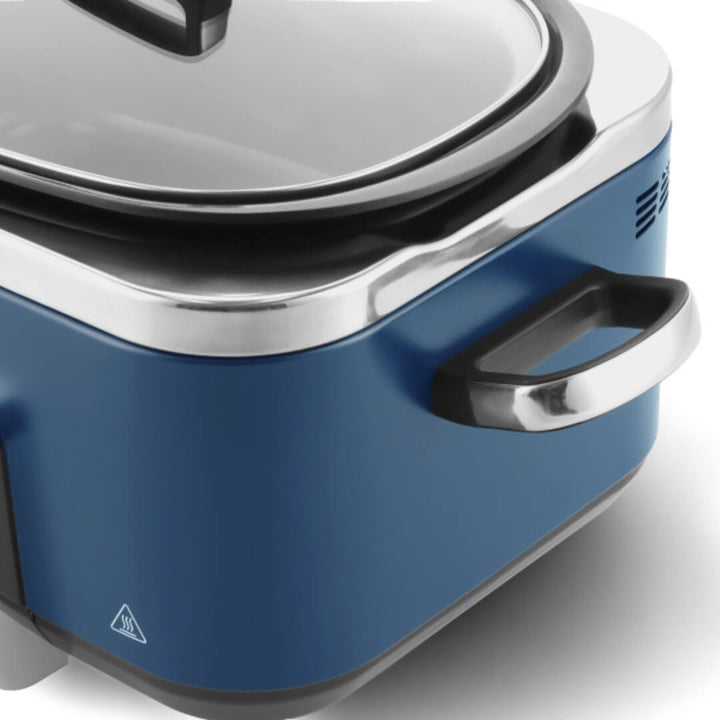 GreenPan Bistro Slow Cooker 6L Oxford Blue