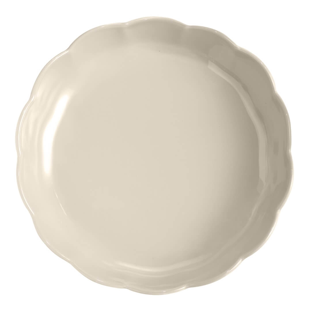 Emile Henry Madeleine Round Dish Clay