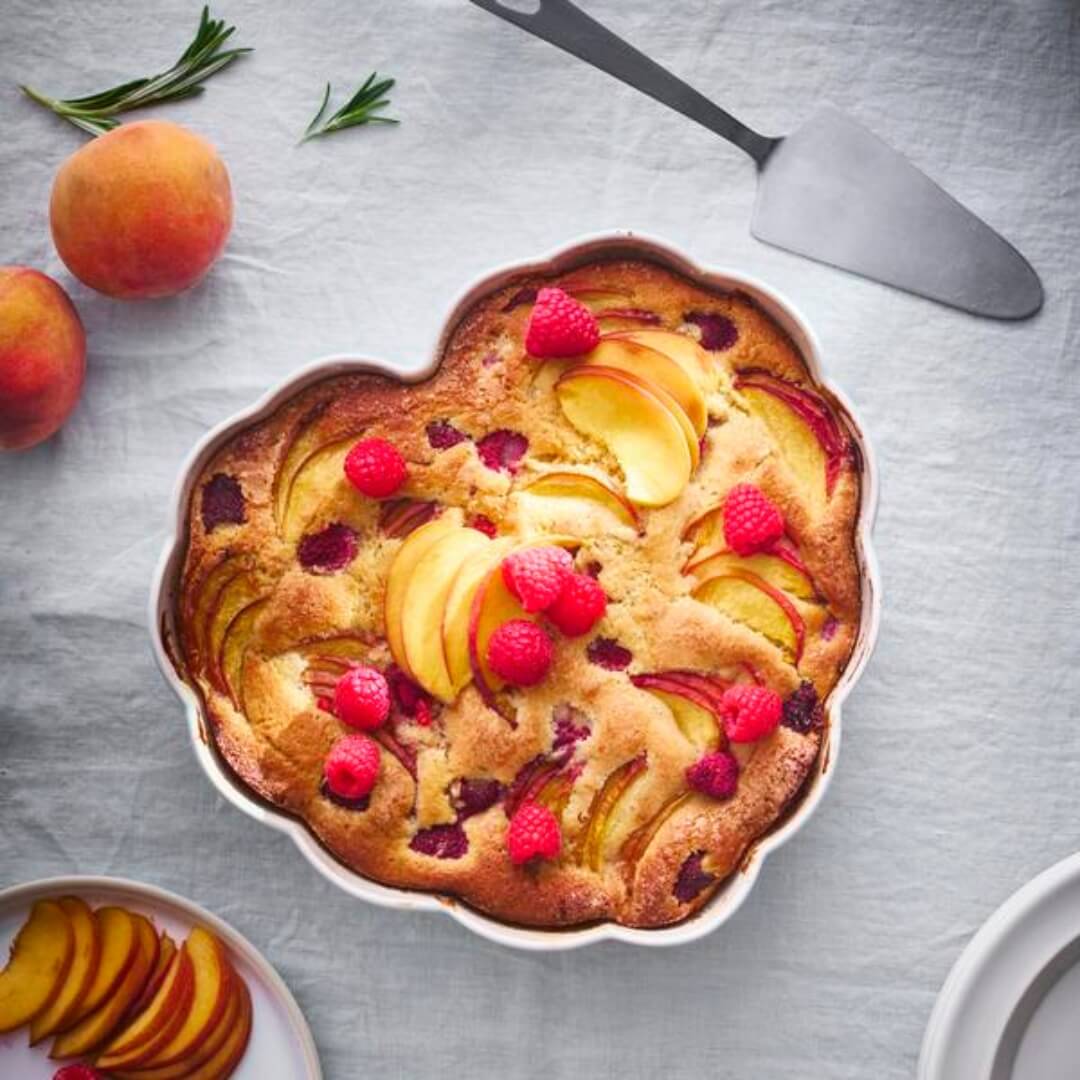 Emile Henry Madeleine Heart Dish Rose Candy