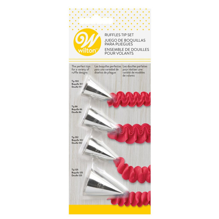 Wilton Ruffle Tip Set 4pc