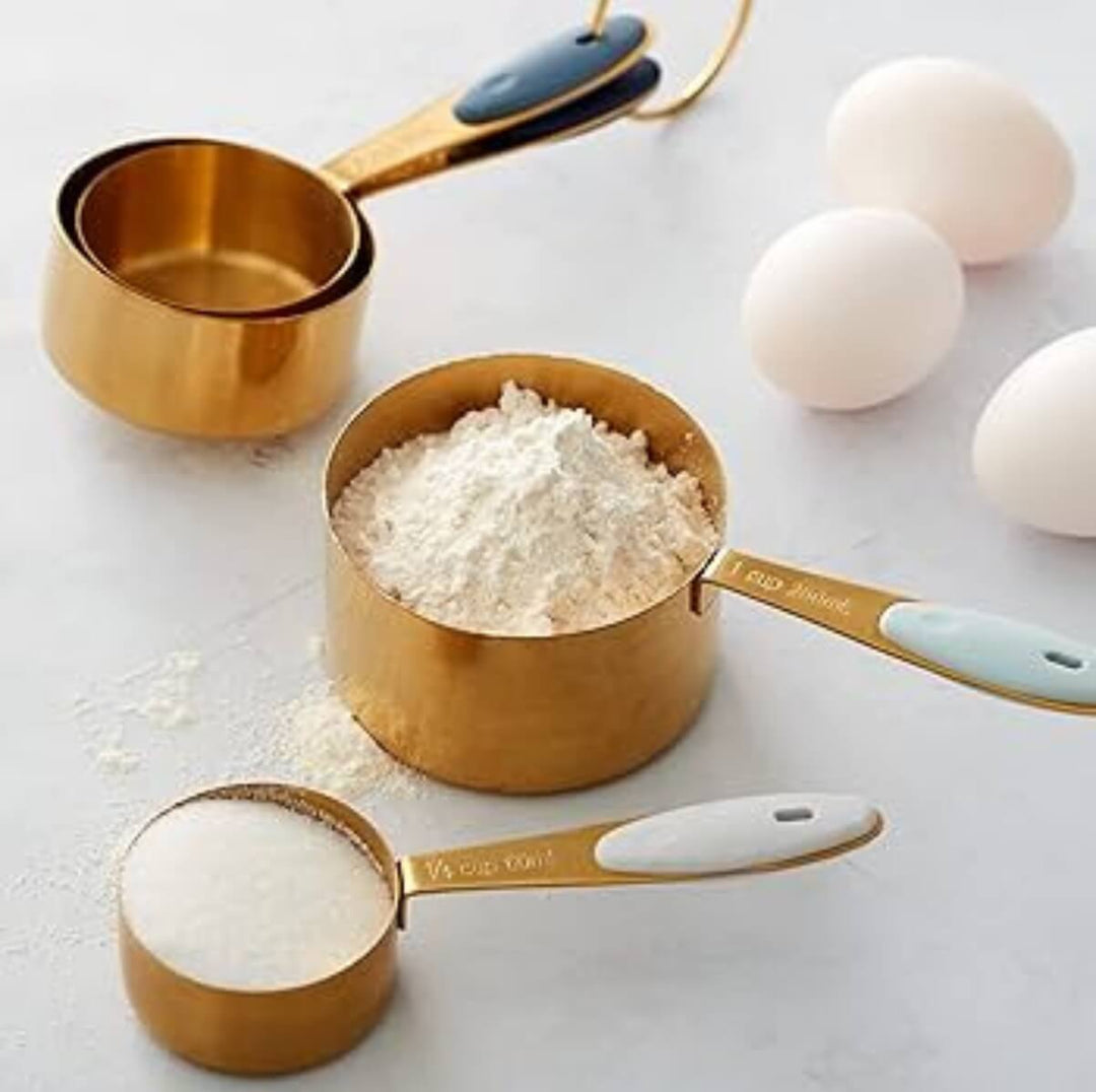 Wilton Gold Measuring Cups 4pce