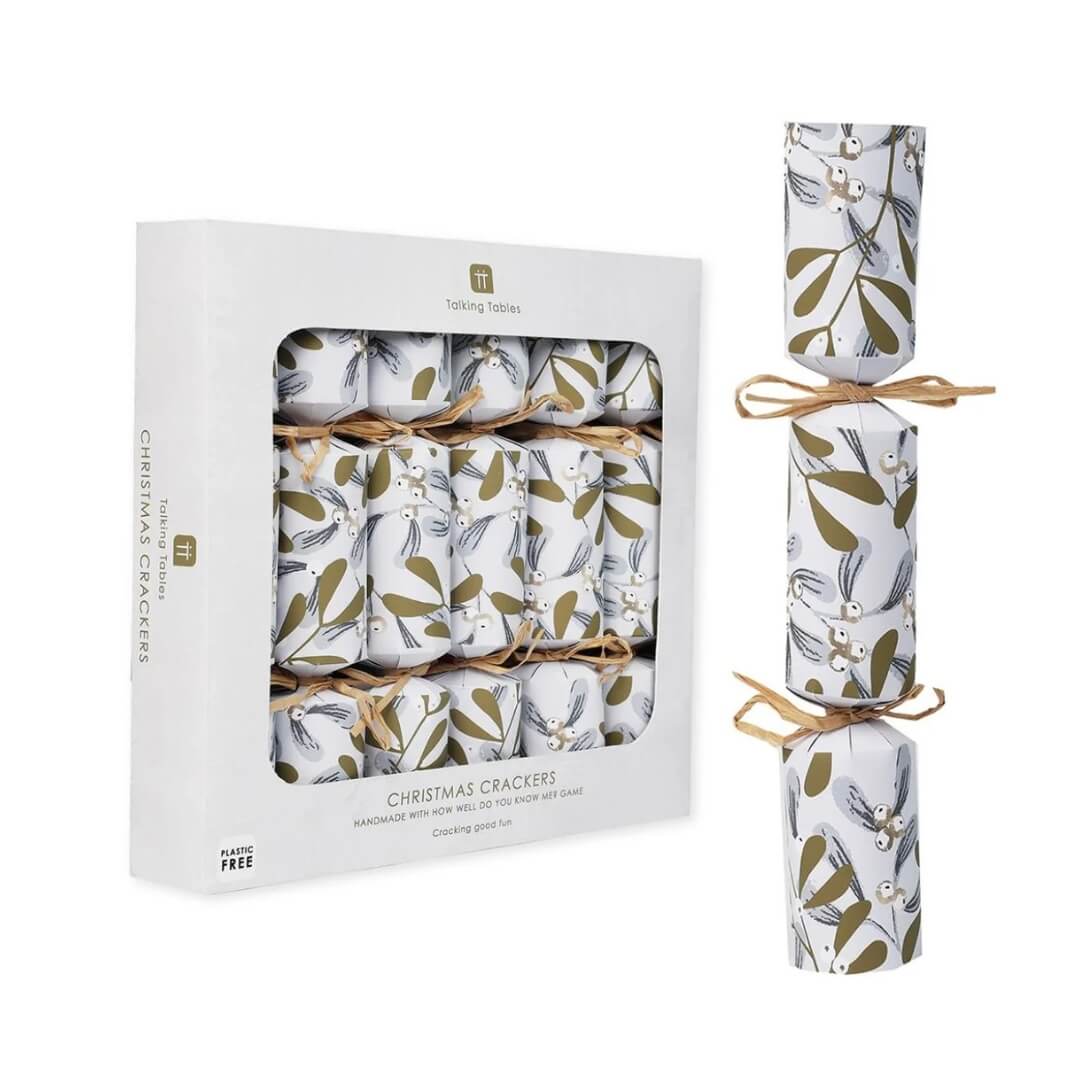 Talking Tables Christmas Crackers with Games 6pk