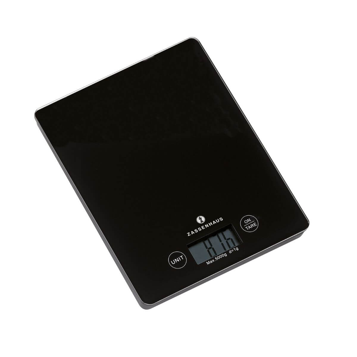 Zassenhaus Balance Digital Kitchen Scales Black