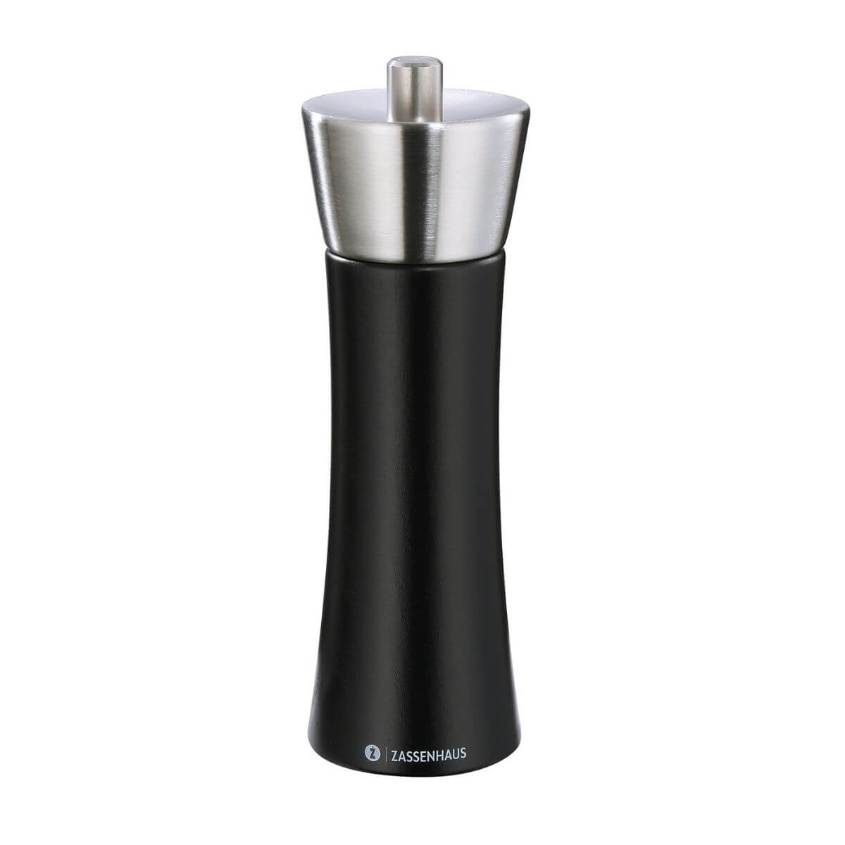 Zassenhaus Augsberg Pepper Mill Black & S/S 18cm