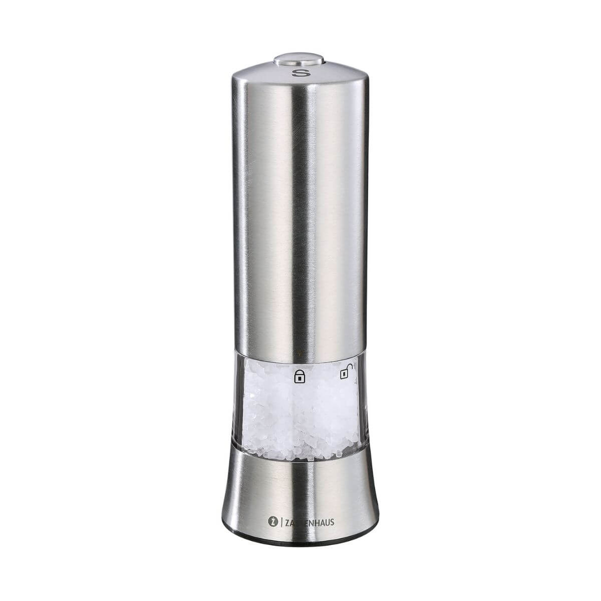 Zassenhaus Gera Electric Salt Mill S/S 18cm