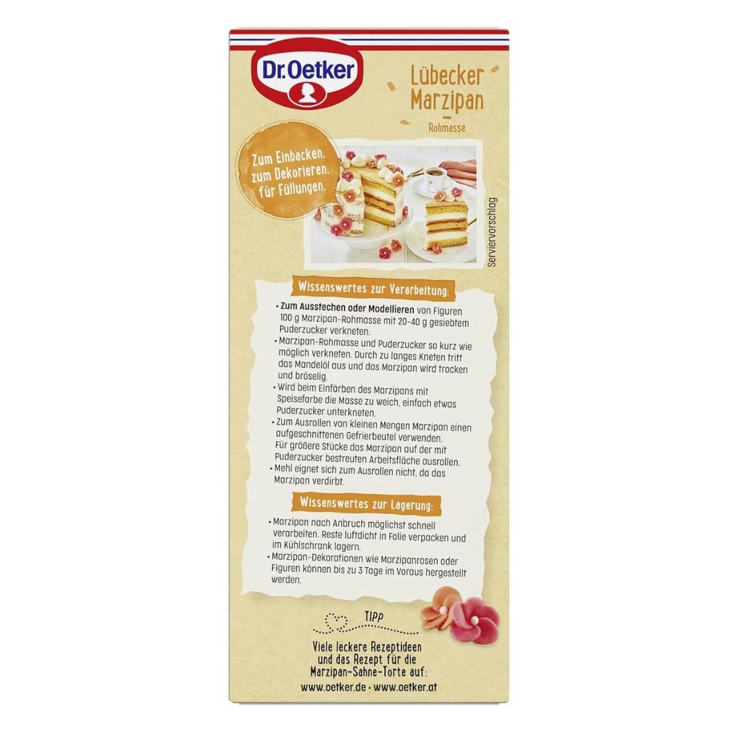 Dr Oetker Raw Marzipan Paste 200g