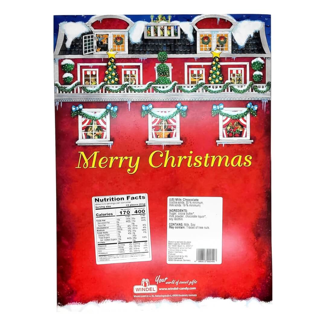 Windel Christmas Townhouse Advent Calender 75g