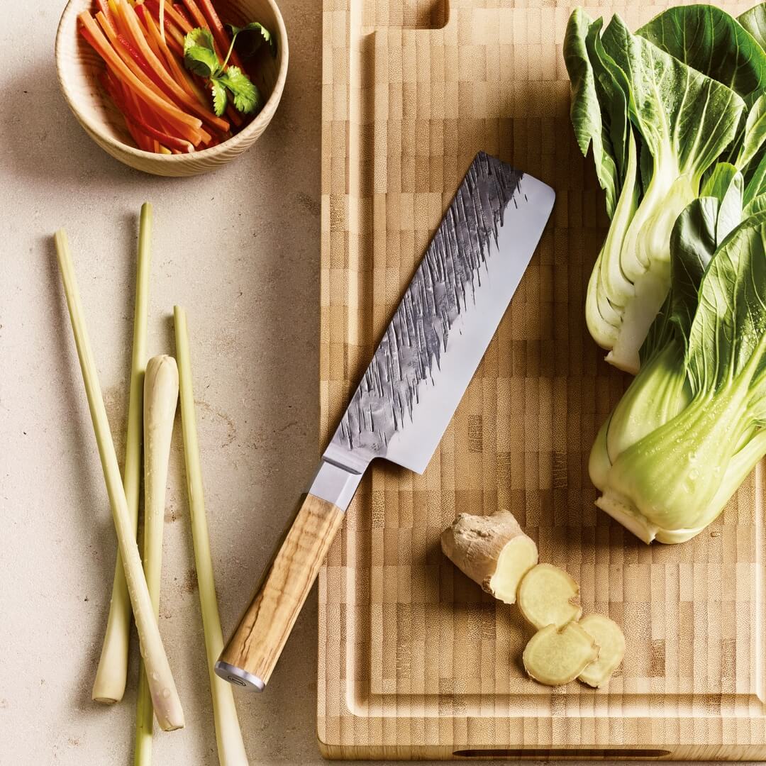 Zassenhaus Osaka Olivewood Nakiri Knife 18cm