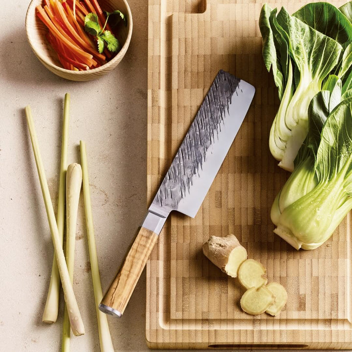 Zassenhaus Osaka Olivewood Nakiri Knife 18cm