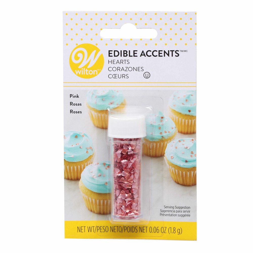 Wilton Edible Glitter Hearts