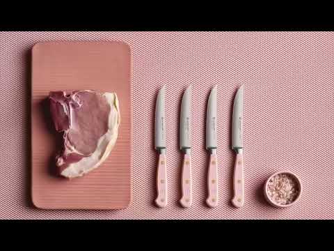 Wusthof Classic Serrated Knife 14cm Himalayan Salt Pink