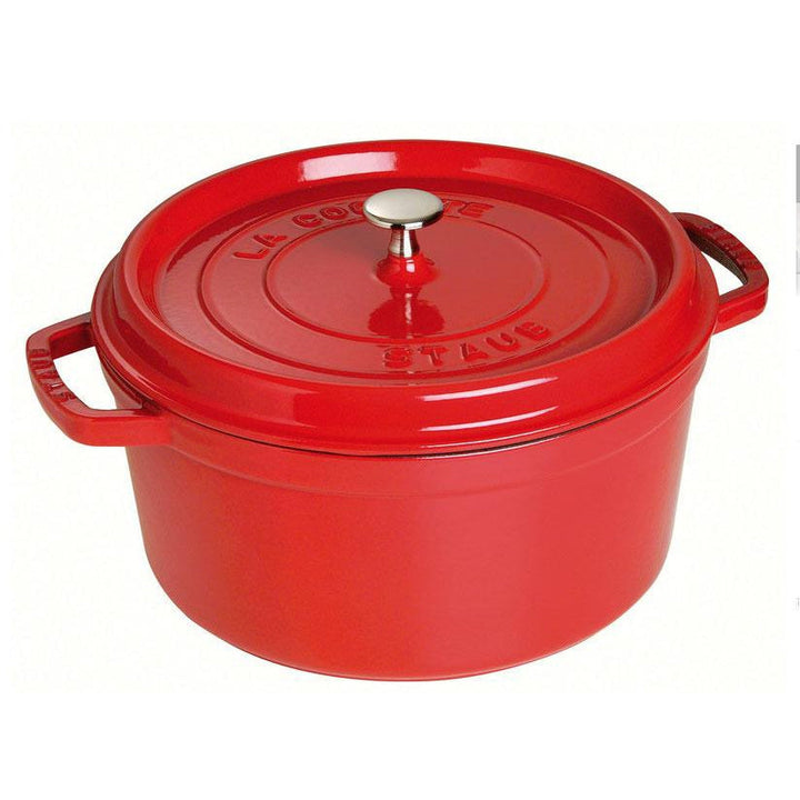 Staub Round Cocotte Cherry Red