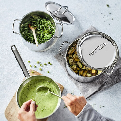 Demeyere Apollo 7-Ply Conical Sauté Pan
