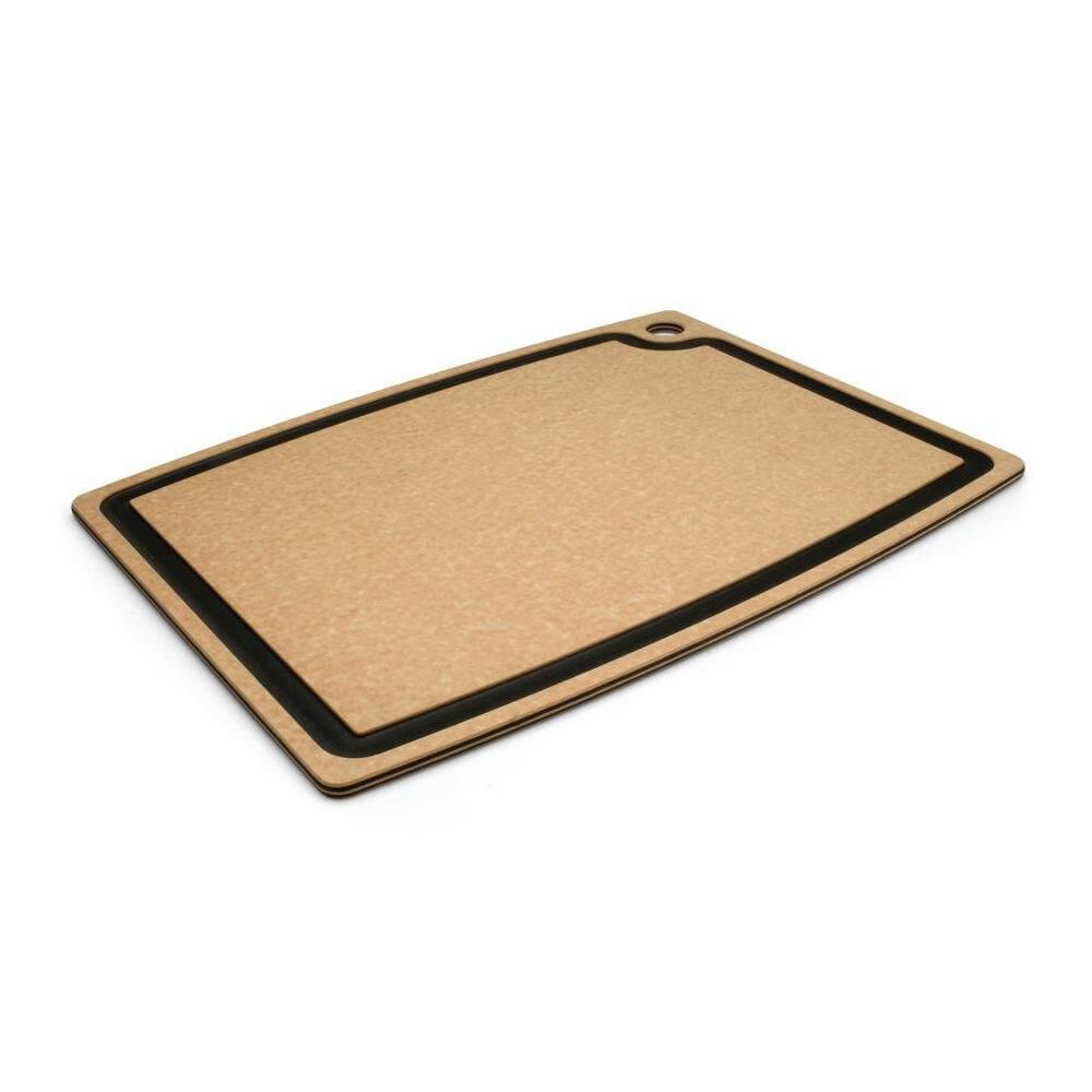 Epicurean Gourmet Series Chopping Board with Groove Natural