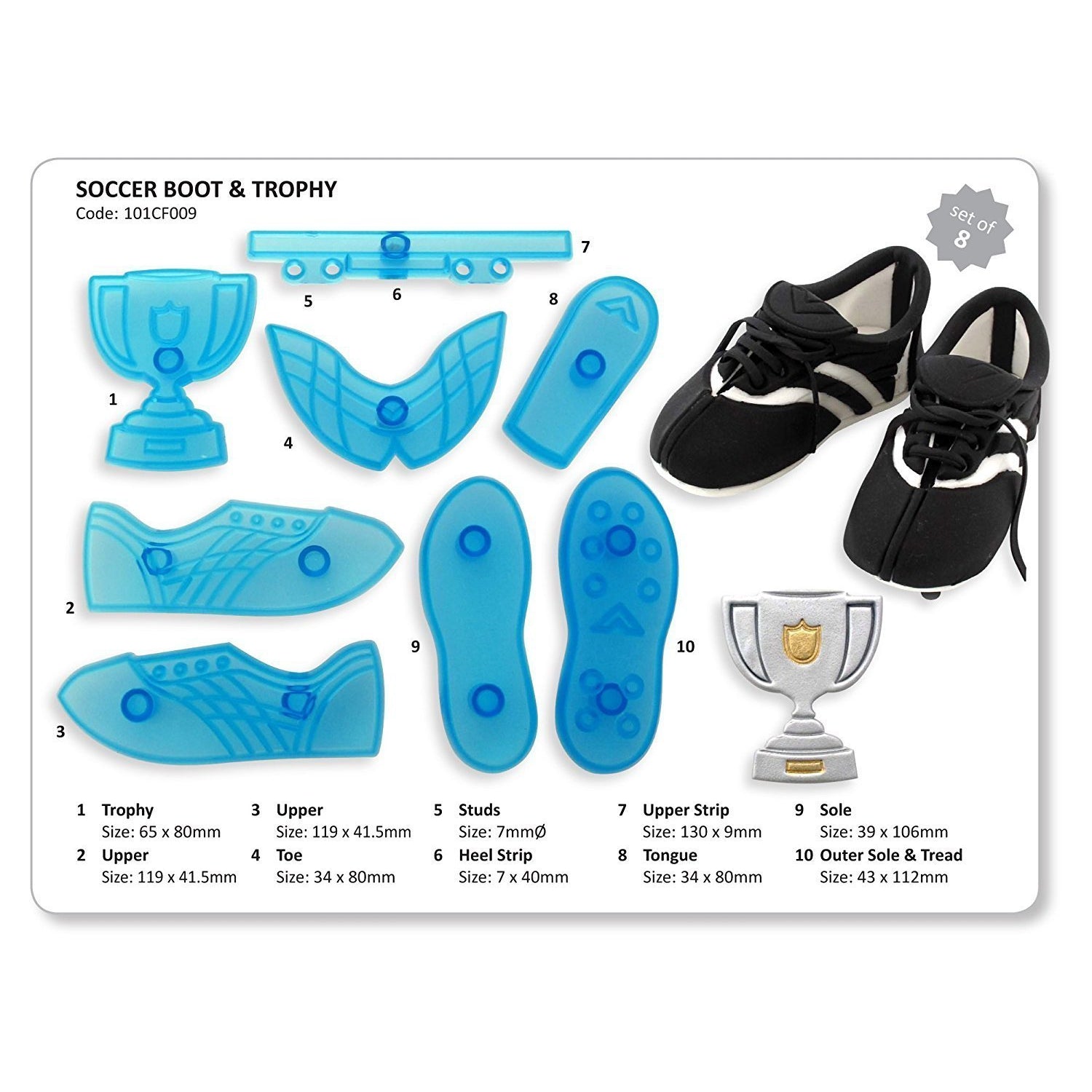 JEM Soccer Boot and Trophy Cutter Set