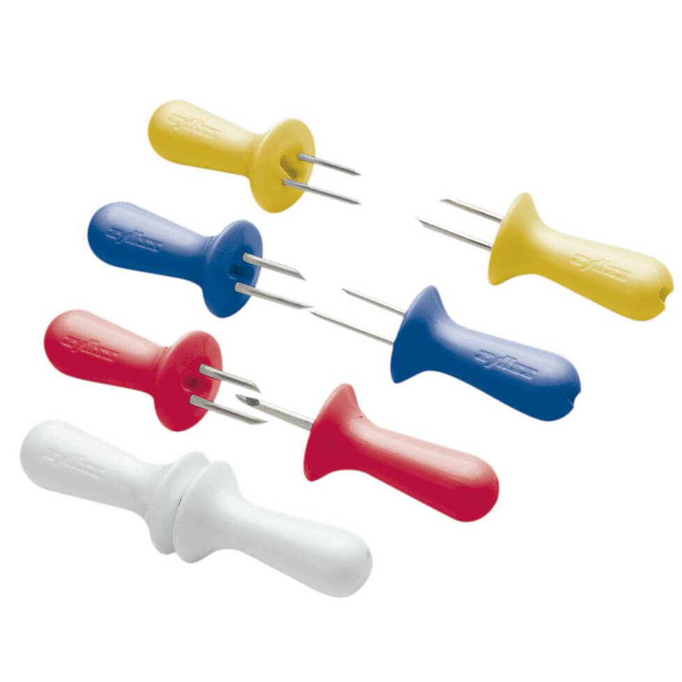 Zyliss Corn Holders Primary Colours S/4