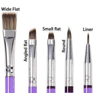 Wilton 5pc Decorating Brush Set