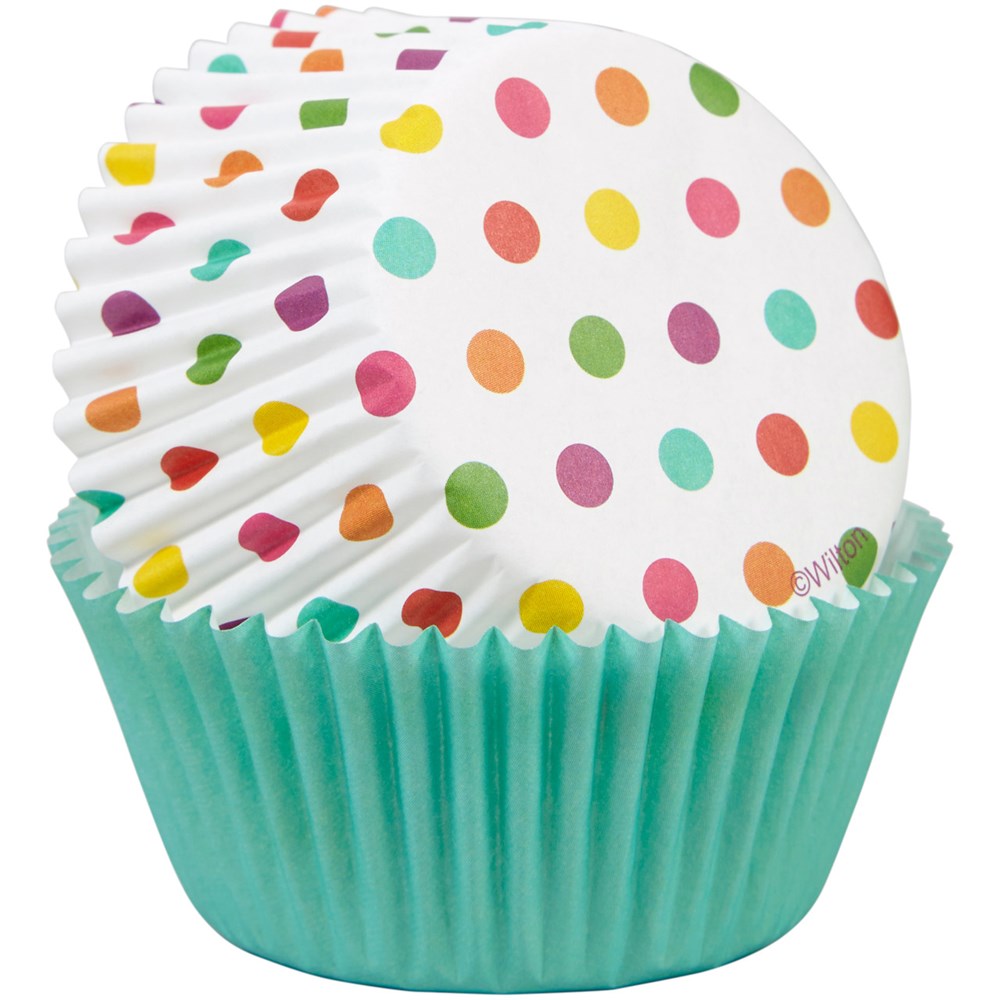 Wilton Std Cups Pop Of Colour 75ct