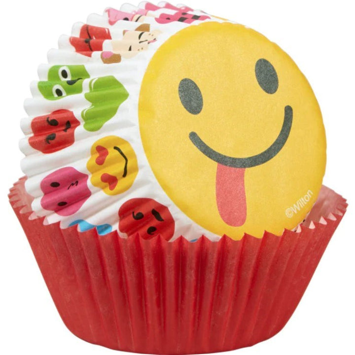 Wilton Std Cups Smiling Emoji 75ct