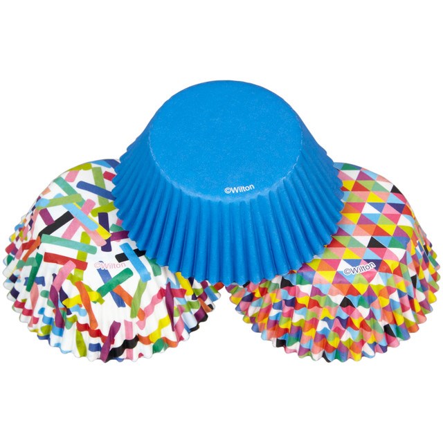 Wilton Std Cup Mixed Brights 75ct