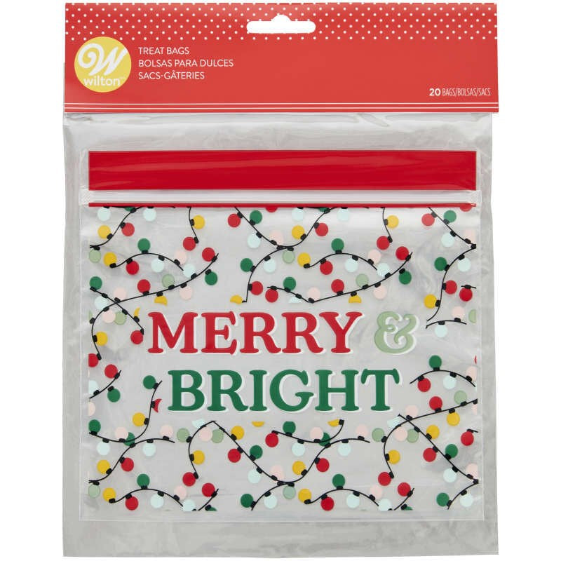 Wilton Merry and Bright Resealable Bag 20ct