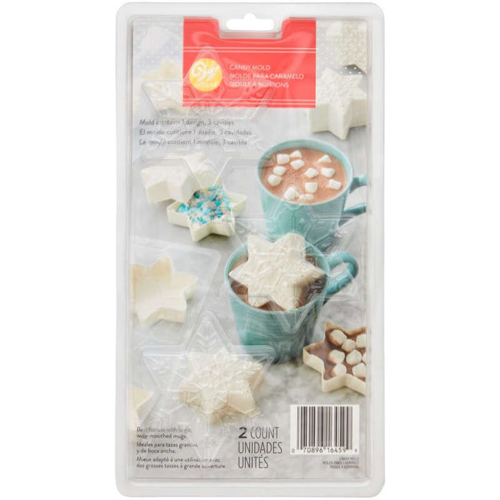 Wilton Snowflake Chocolate Bomb Mould 2pc